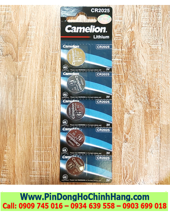 Vỉ 5viên Pin Camelion CR2025